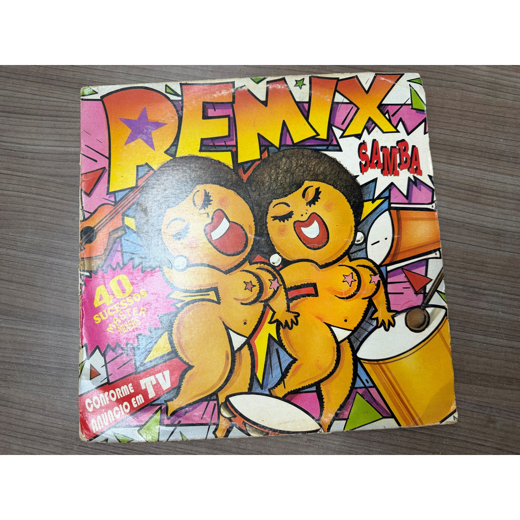LP REMIX SAMBA 1993 40 SUCESSOS MASTER MIXERS
