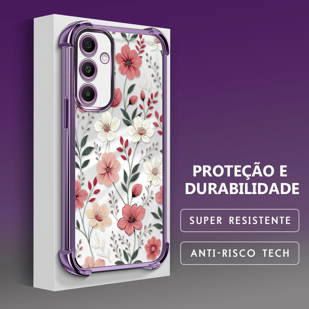 Capinha Para Samsung Galaxy A16 4G 5G Capa Anti Impacto Transparente Macia Proteção Case SJ 1106