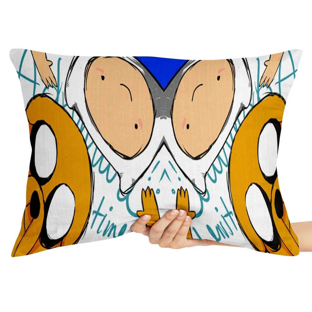 Capa Premium para Travesseiro ou Almofada hora da aventura jake finn