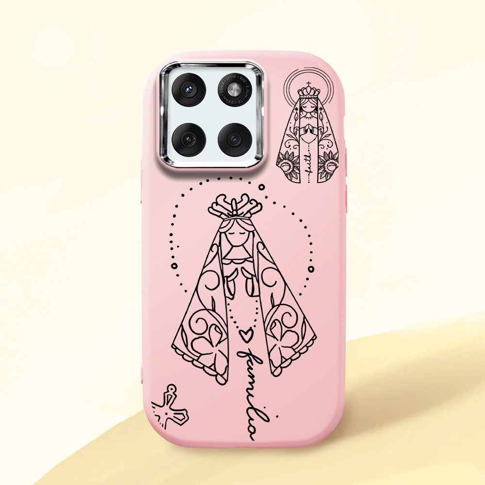 Capinha Jesus Para Motorola Moto Edge 60 Fusion 60 5G Capa Macia De Silicone Pro