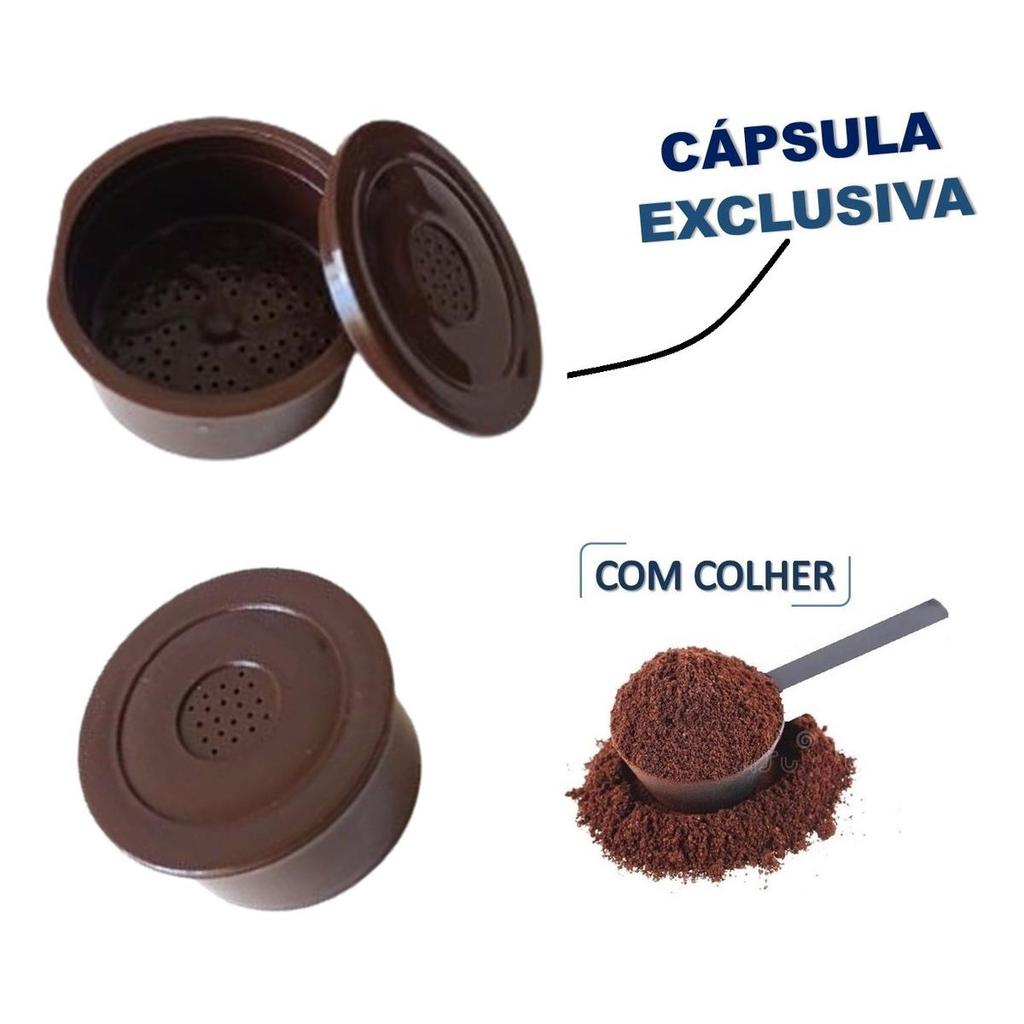 Cápsula Delta Q Reutilizável Com Colher