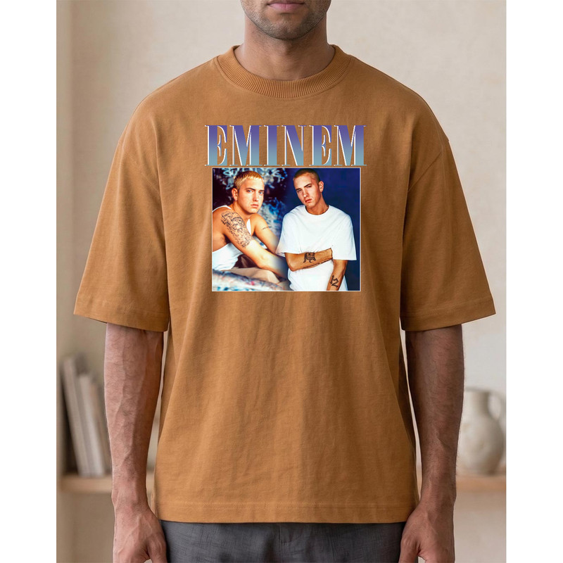 Camiseta Estampada Eminem Personalizada Oversized Streetwear