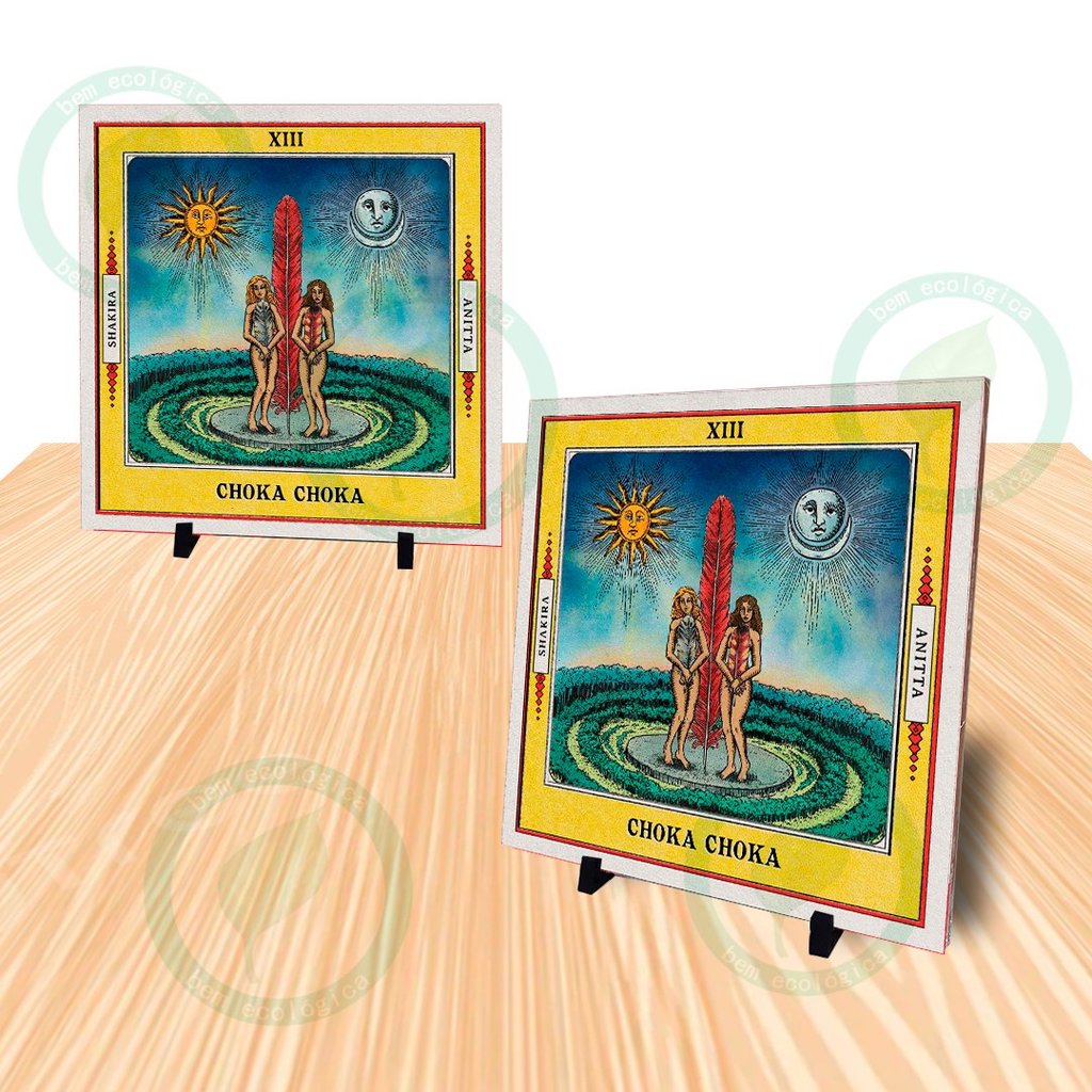 Azulejo Decorativo Choka Choka Anitta Shakira Funk POP Latino Quadrado 20x20 Personalizado