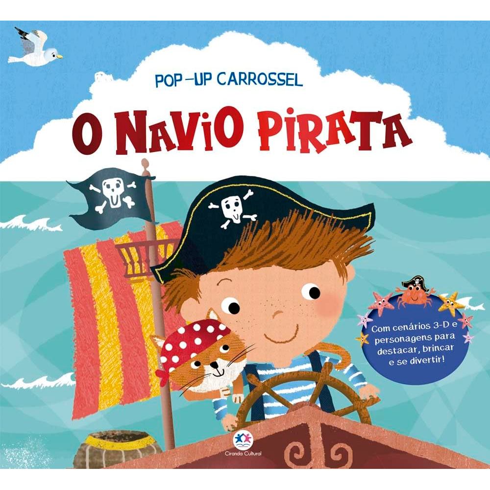 Livro Navio Pirata - Pop-Up 360