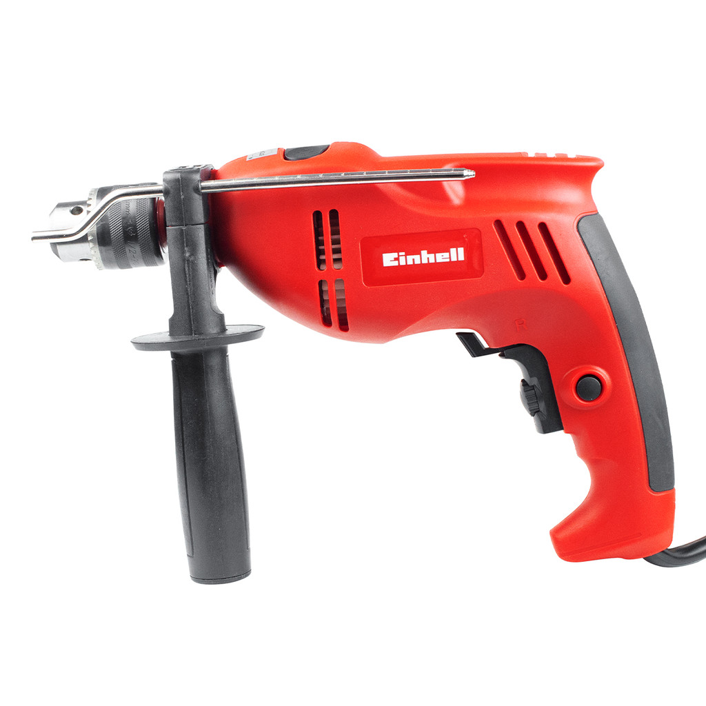 Furadeira Impacto Einhell 710W Profissional Mandril 13mm 12 Reversível Maquina Furar Parede 127V 220V