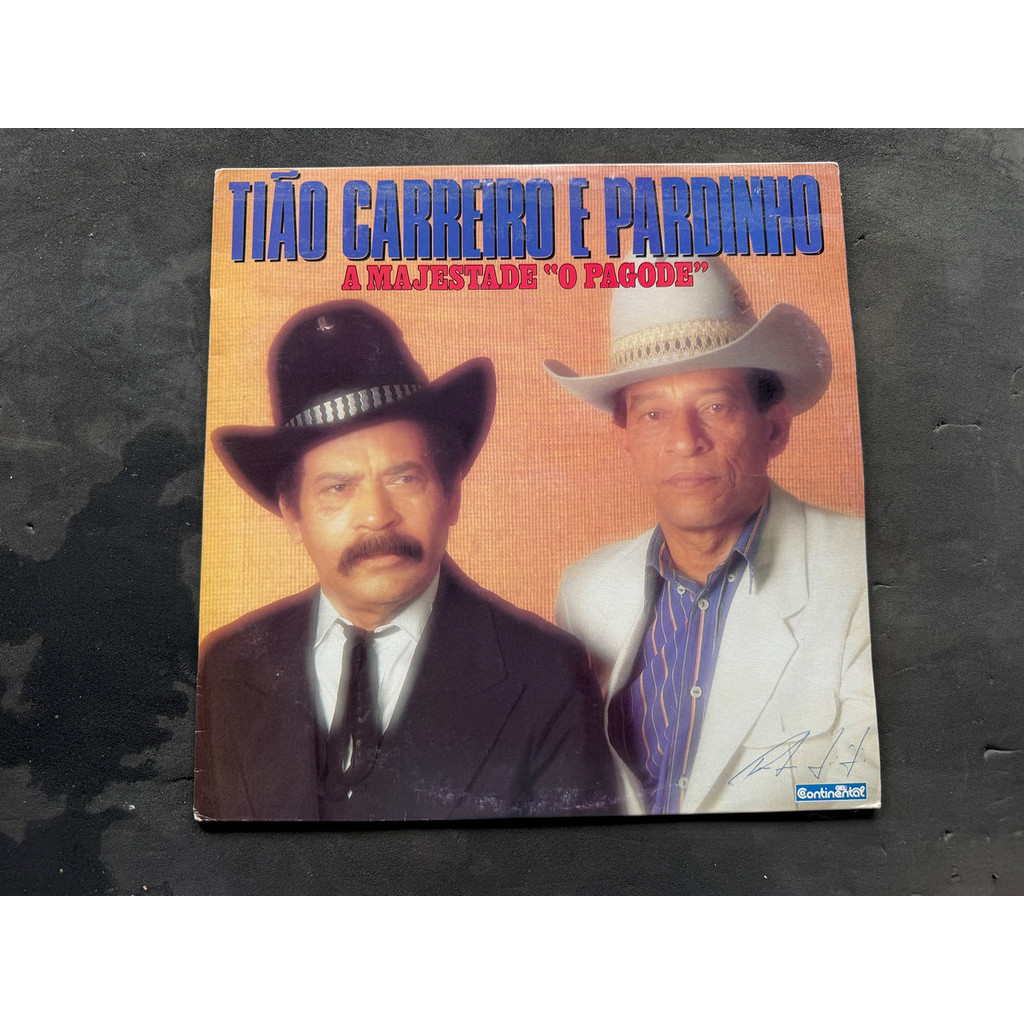 LP TIAO CARREIRO E PARDINHO - A MAJESTADE O PAGODE 1988 C/ENC