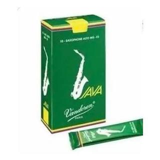 Palhetas Vandoren Para Sax Alto Java Espessura 3,5 Cx Com 10
