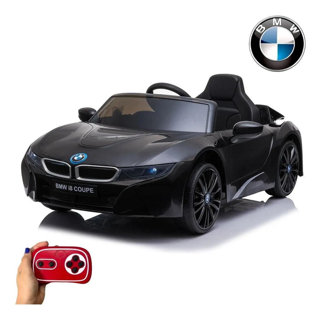 Imagem Mini Carro Elétrico Licenciado Bmw I8 12v Preto Importway BW293PT