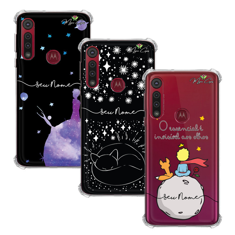 Capa Capinha - Motorola Moto G8 Play - Pequeno Principe Personalizada com Nome