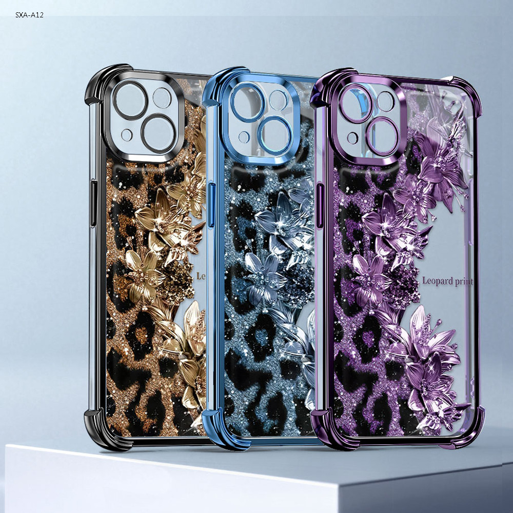 Capa Capinha Anti Impacto Transparente Para Samsung Galaxy A17 A16 A15 A14 A13 A12 4G 5G Macia Borboleta Case FS0684