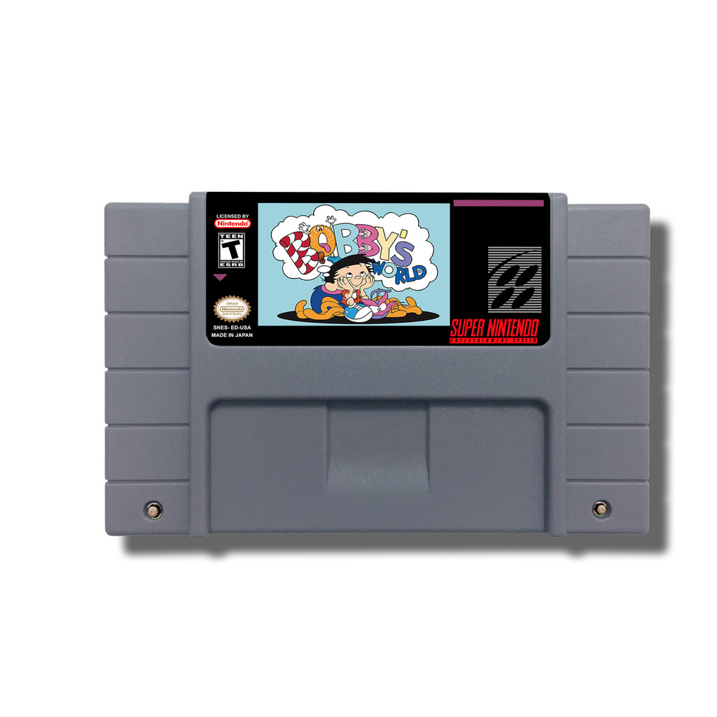 Cartucho de Super Nintendo NOVO Bobbys World