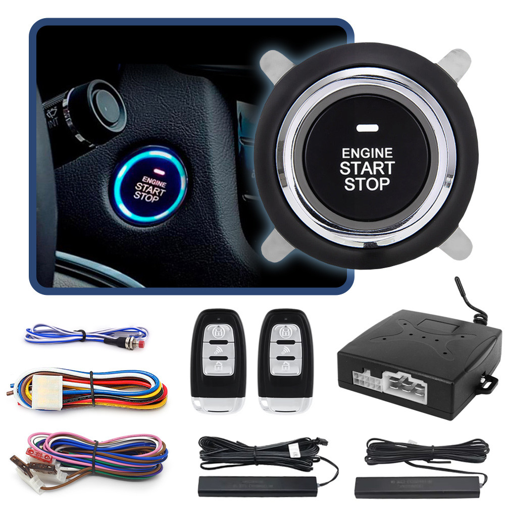 Botão Start Stop Citroen C4 Hatch 2009 2010 2011 2012 2013 2014 Sensor Porta Aproximação Alarme Partida Remota
