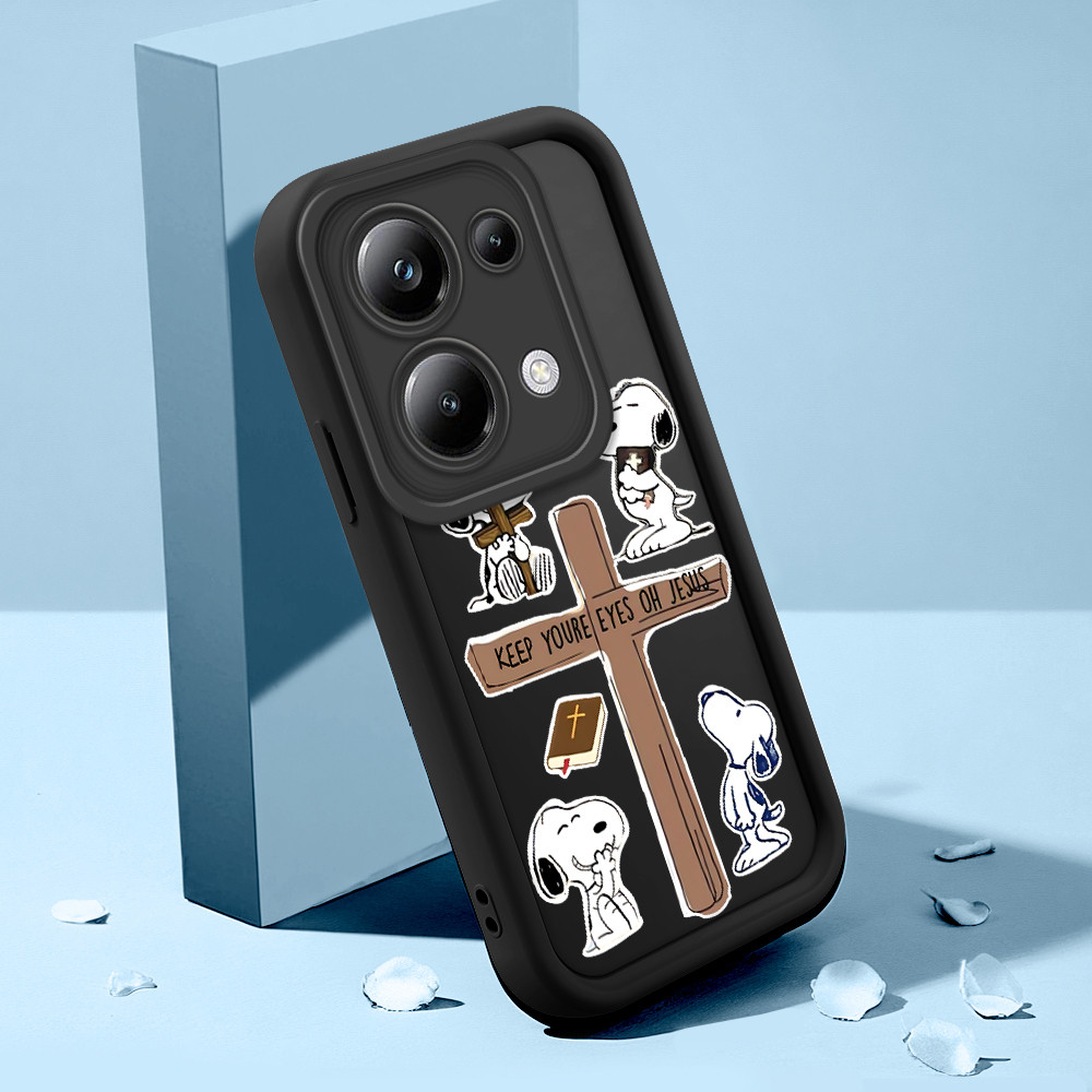 Capinha Para Xiaomi Redmi Note 13 Poco M6 Pro 4G Capa Com Nossa Senhora Aparecida Jesus Macia Silicone Proteção Case