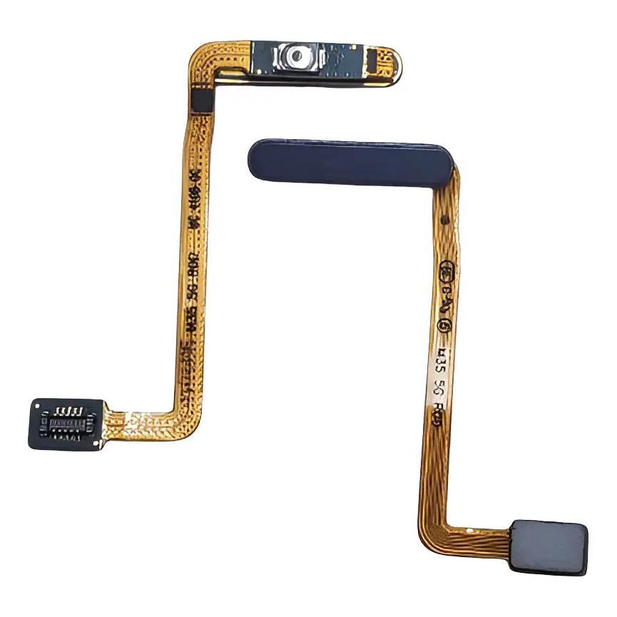 Flex Botão Power Biometria Digital Para Galaxy M35 5g M356