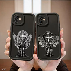 Capinha Para Redmi Note 11 12 8 9 10 9S 13 14 Pro 4G 5G Capa de Silicone Macia Preta DD160