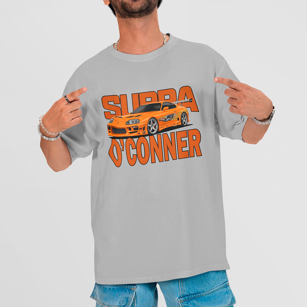 Camiseta Unissex Supra O'Conner Estampada Casual Básico Confortável Versátil Dia a Dia