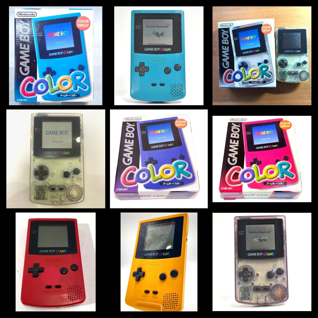 Nintendo Game Boy Color GBC Console CGB-001 Genuine Tested Red/Yellow/Blue/Purple/Clear/Clear Purple CGB001 — imagem 2 de 2
