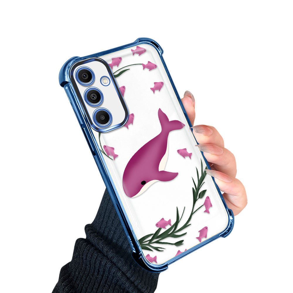 Capa Proteção Anti-impacto Transparente Para Samsung Galaxy A16 4G 5G Capinha Macio Peixe Caso SJ 0689