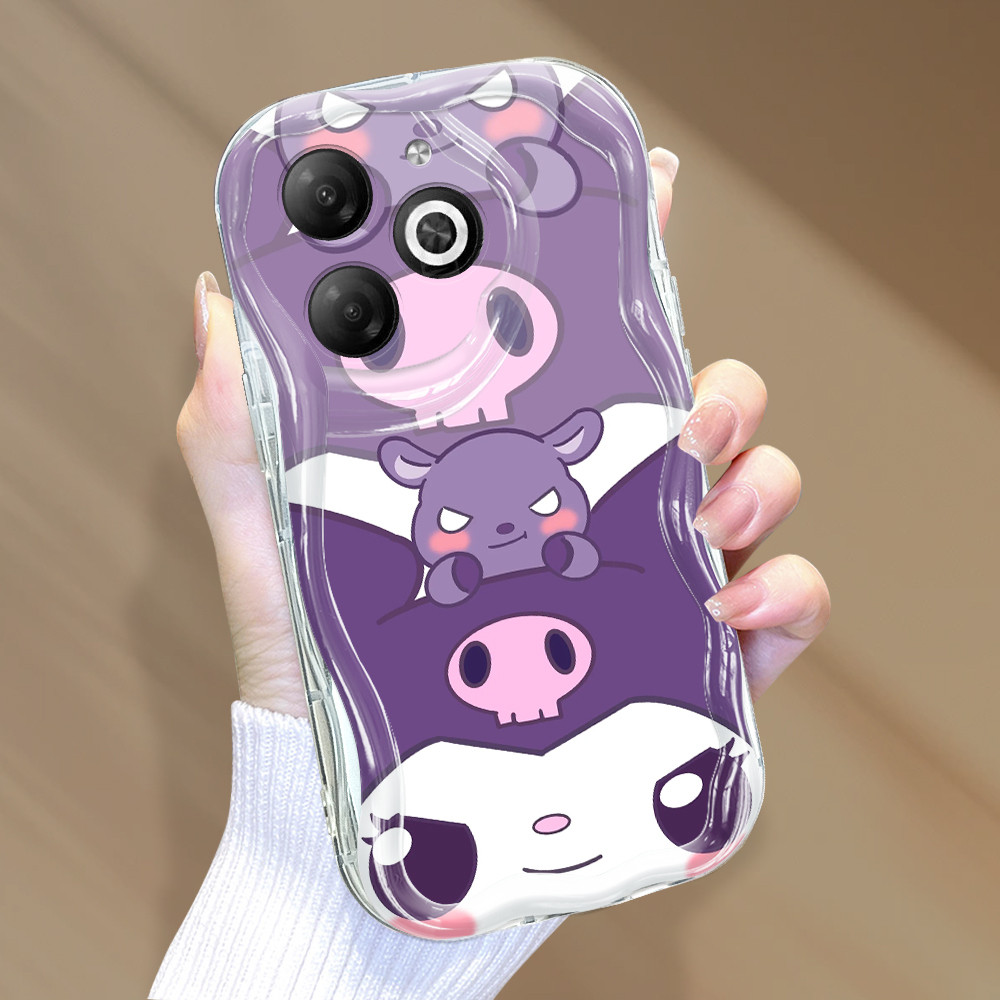 Capinha Para Infinix Smart 8 Pro HD Plus Hot 40i Capa de Silicone Macio Borda Wave Anti Choque Proteção Case NYW 3181