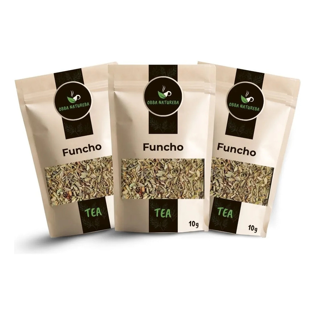 Leve 3 Pacotes Chá Funcho Selecionadas Erva Natural Para Infusão