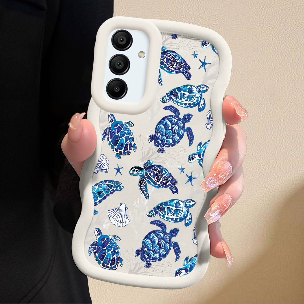 Capinha Fofo Para Samsung Galaxy A15 4G 5G Capa De Silicone Macia Estilo Simples Macaron Case 0471