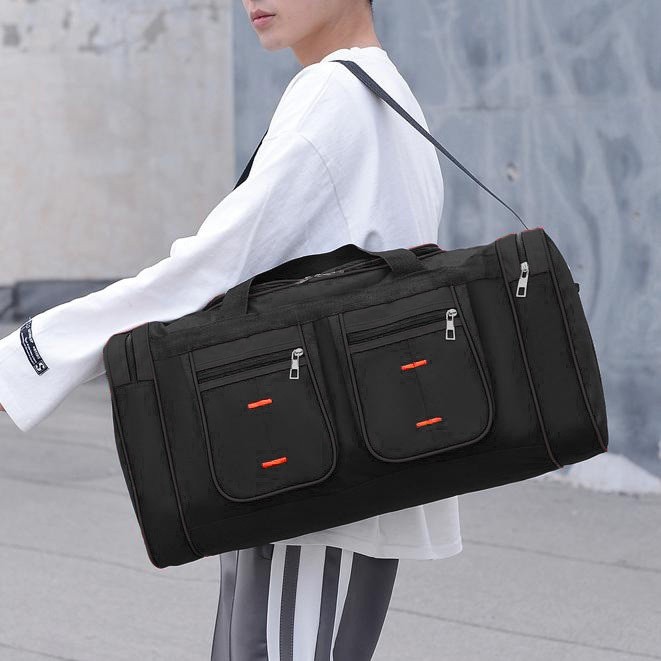 Bolsa de Viagem Grande, Elegante e Simples, Pode Ser Carregada Na Mão Ou Transversal Avaliação da loja - Variação: