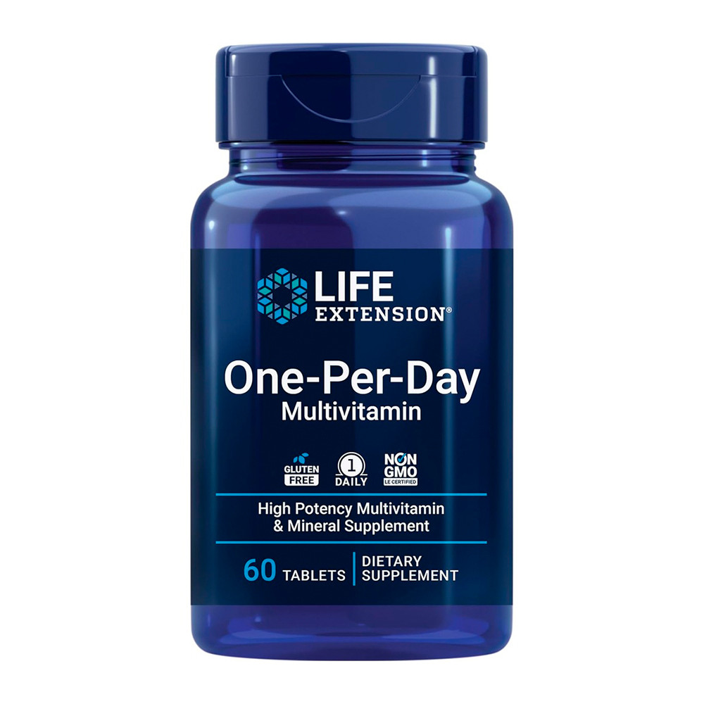 Multivitamínico One-per-day Life Extension 60 Tabs Completo