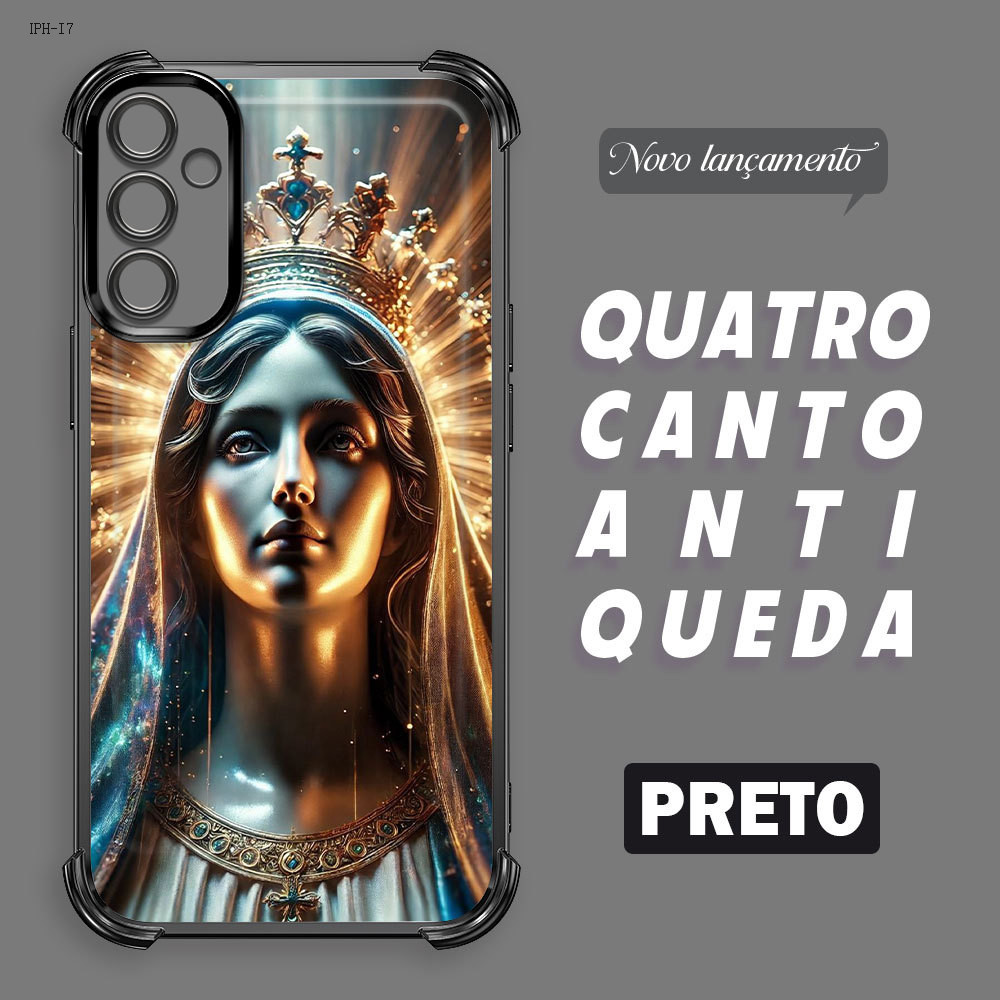 Capa Anti Impacto Luxo Para iPhone 17 17E 16 16E 15 14 13 12 11 XR 7 8 SE Pro Max Plus Capas Transparente 0976FS