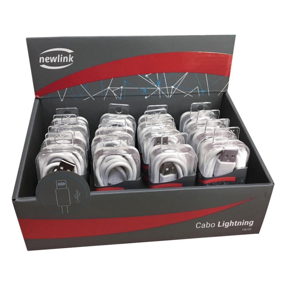 Cabo Carregador Lightning Newlink 1M Display Recarga Rápida