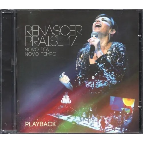 CD RENASCER PRAISE - NOVO DIA, NOVO TEMPO - PLAYBACK - LACRADO