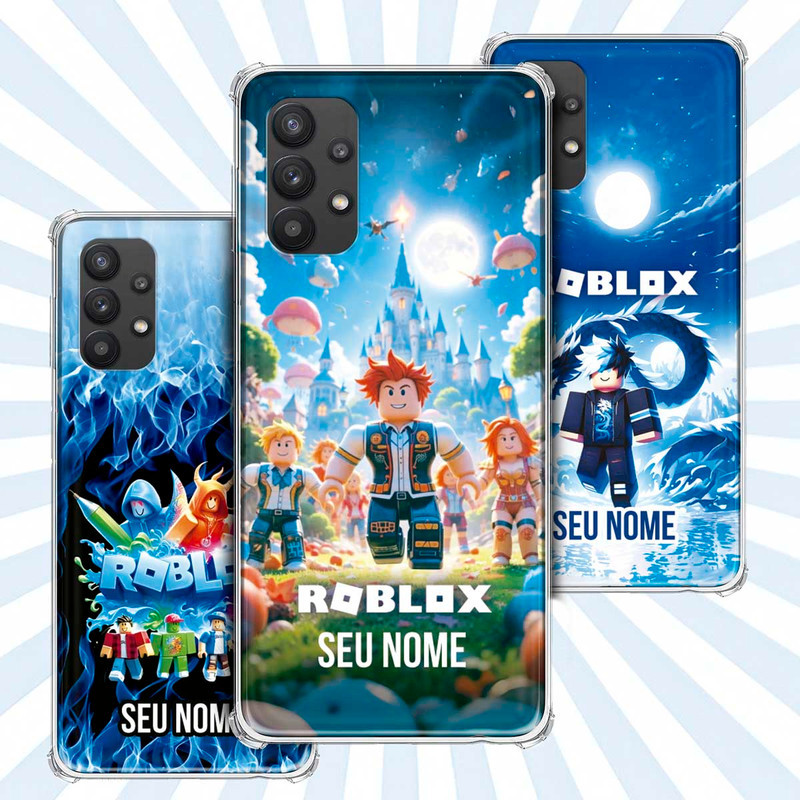 Capa Capinha - Samsung Galaxy A32 5G - Jogo Roblox Gamer Avatar Skin Personalizada Nome