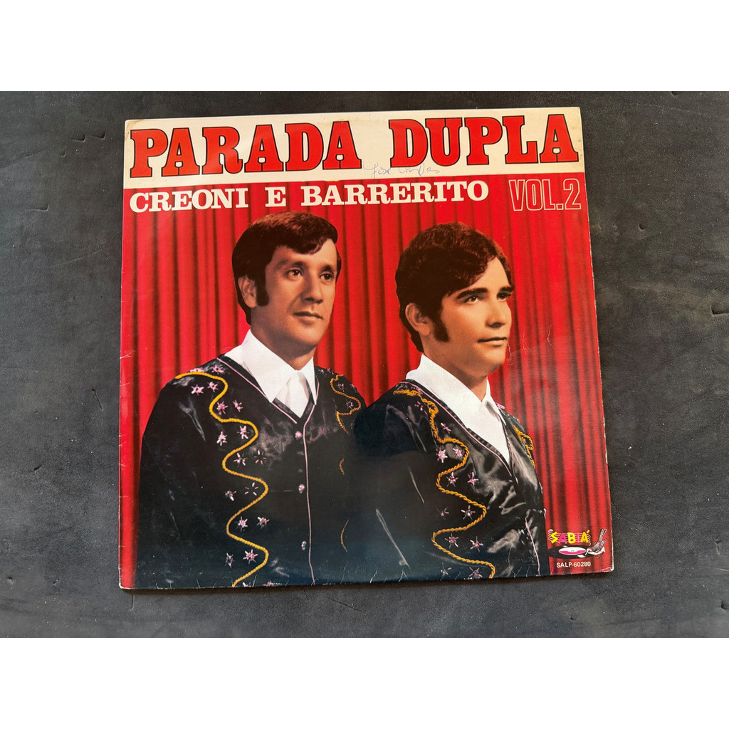LP CREONE E BARRERITO VOL2 PARA DUPLA ESTRELA DA GUIA