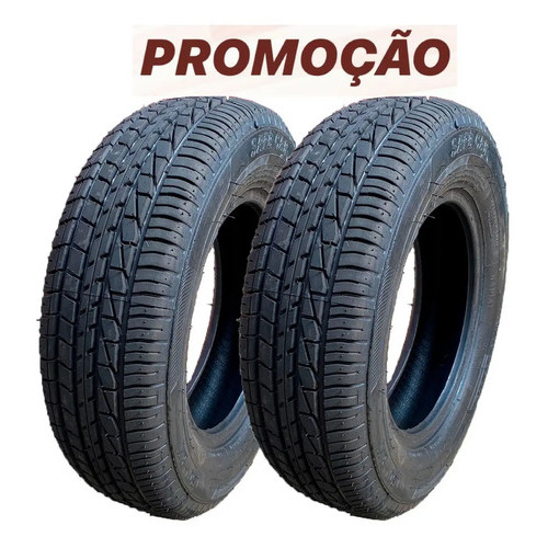 Kit 2 Pneus Recauchutada Aro 14 175/70/13 Pneus Par