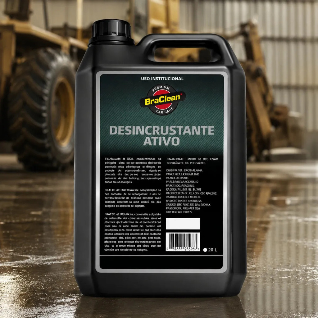 Shampoo Desincrustante 5L BraClean Para Maquinário Agrícola Trator E Frota Em Oficina E Lava Rápido