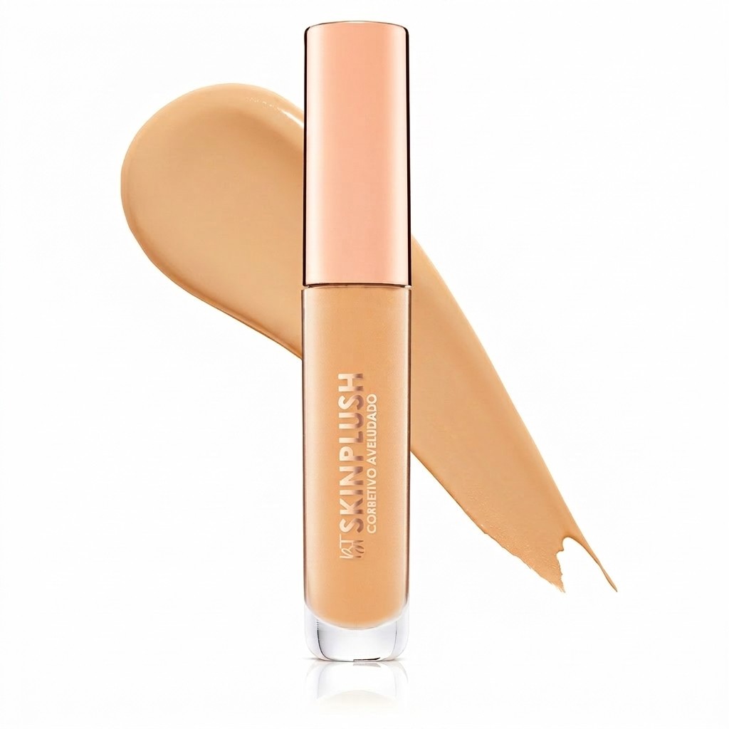 Corretivo Liquido Bruna Tavares Bt Skinplush Aveludado 6,5g Maquiagem Rosto Blur Soft Focus Olheiras