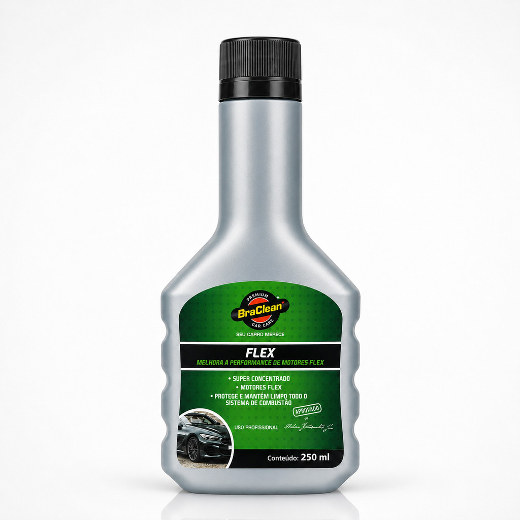 Aditivo Para Corolla Flex BraClean 250ml Manutenção Preventiva Carro Via Tanque Uso Veicular
