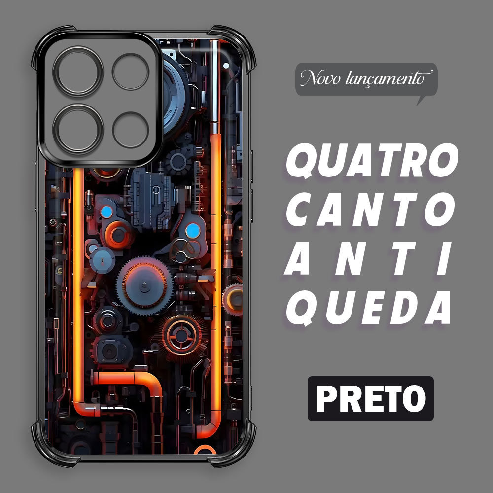 Capinha Para Motorola Moto G15 Anti Queda Capa Case FS0760 em Oferta na Shopee