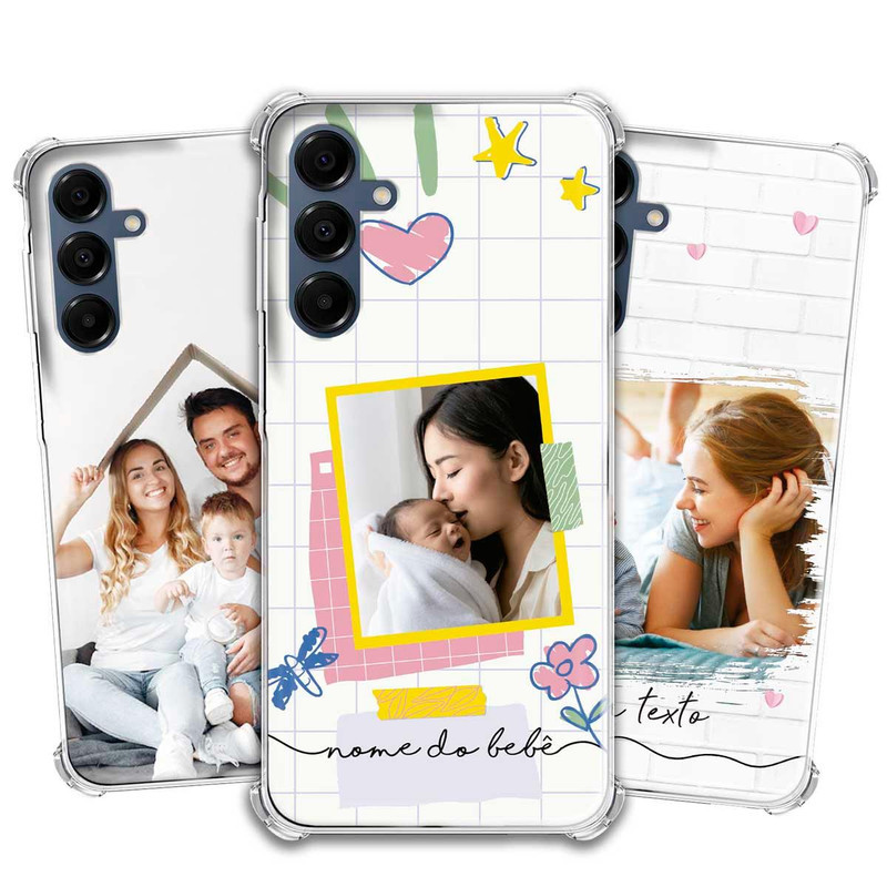 Capa Capinha - Samsung Galaxy A16 - Com Sua Foto Personalizada Anti-Impacto