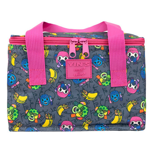 Bolsa Marmita Térmica Emoji By Britto Romero Britto 4,5L Em Poliéster Com Revestimento Interno