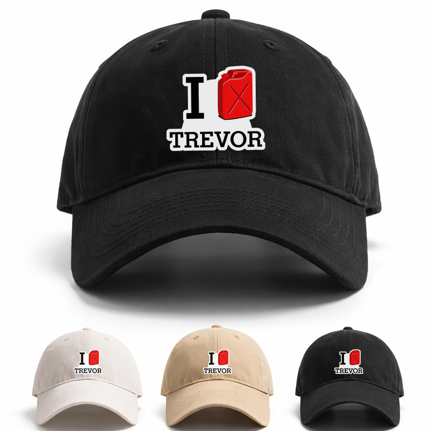 Boné I Love Trevor GTA V Rockstar Marrom Gamer Games Confortavel Confortável Qualidade Tendência Oferta Verão Novo