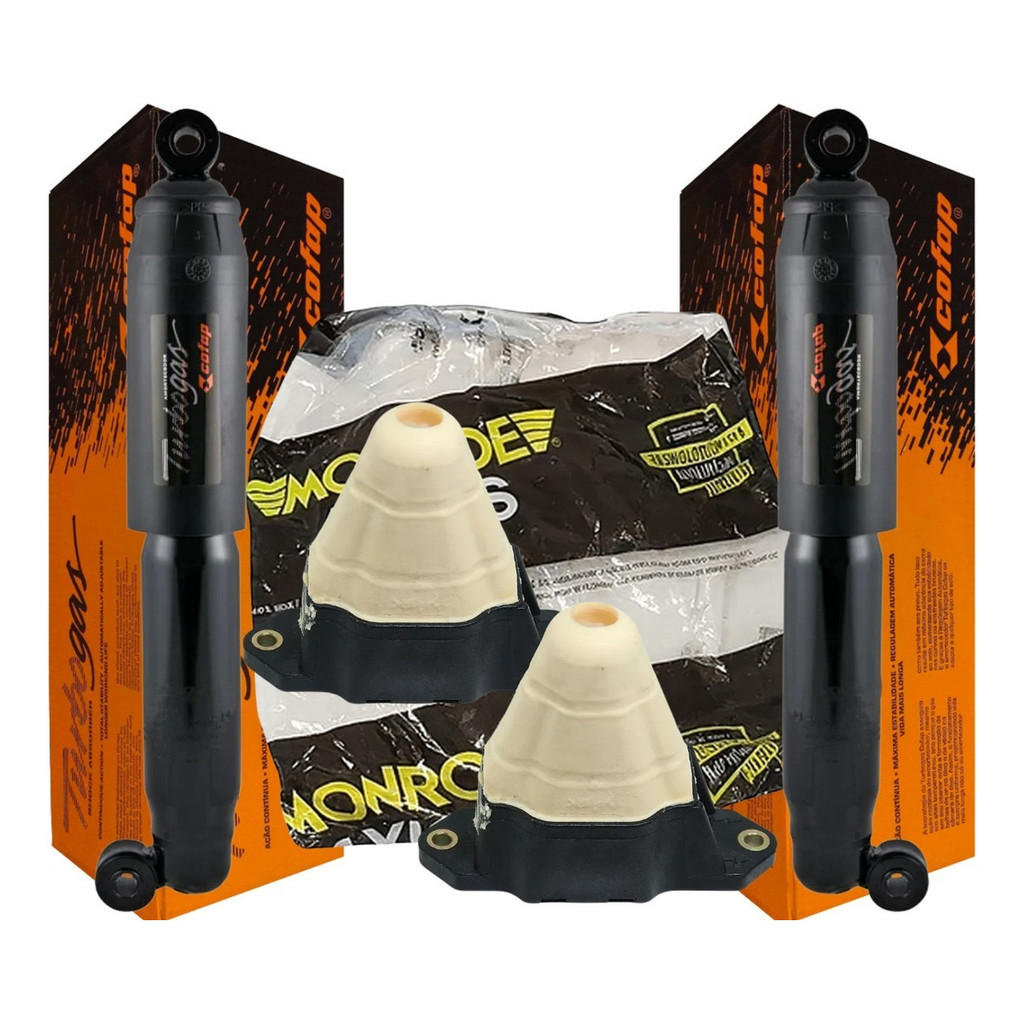 Par Amortecedor Traseiro Cofap + Batentes Strada Adventure