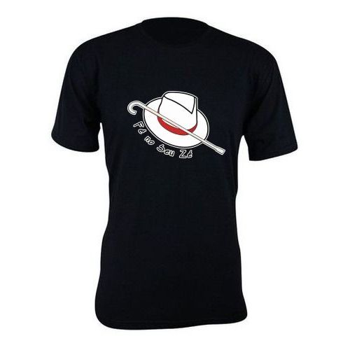 Camiseta camisa estampa Fé no Seu Zé Umbanda Candombleé religiao Zé Pilintra basica unissex manga curta