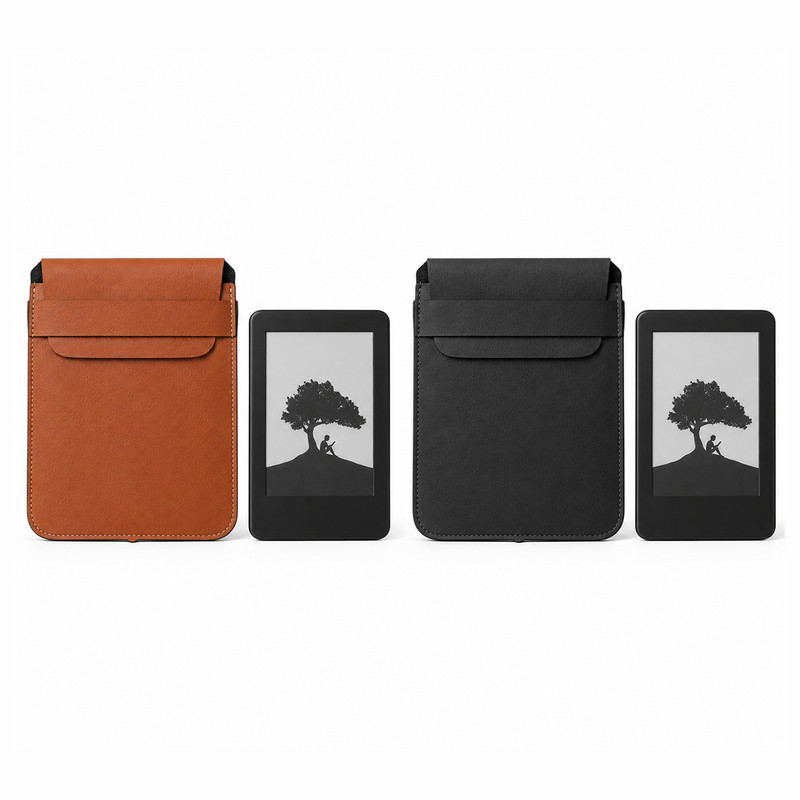 Duo Capa Case Sleeve E-Reader Preto E Amarelo Paperwhite Colorsoft Clara Colour Proteção