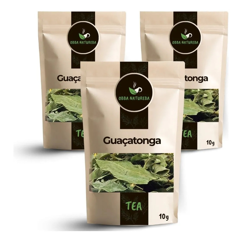Leve 3 Pacotes Chá Guaçatonga Selecionadas Erva Natural Para Infusão