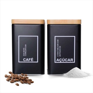 Economize 57%! Kit Latas Herméticas ☕