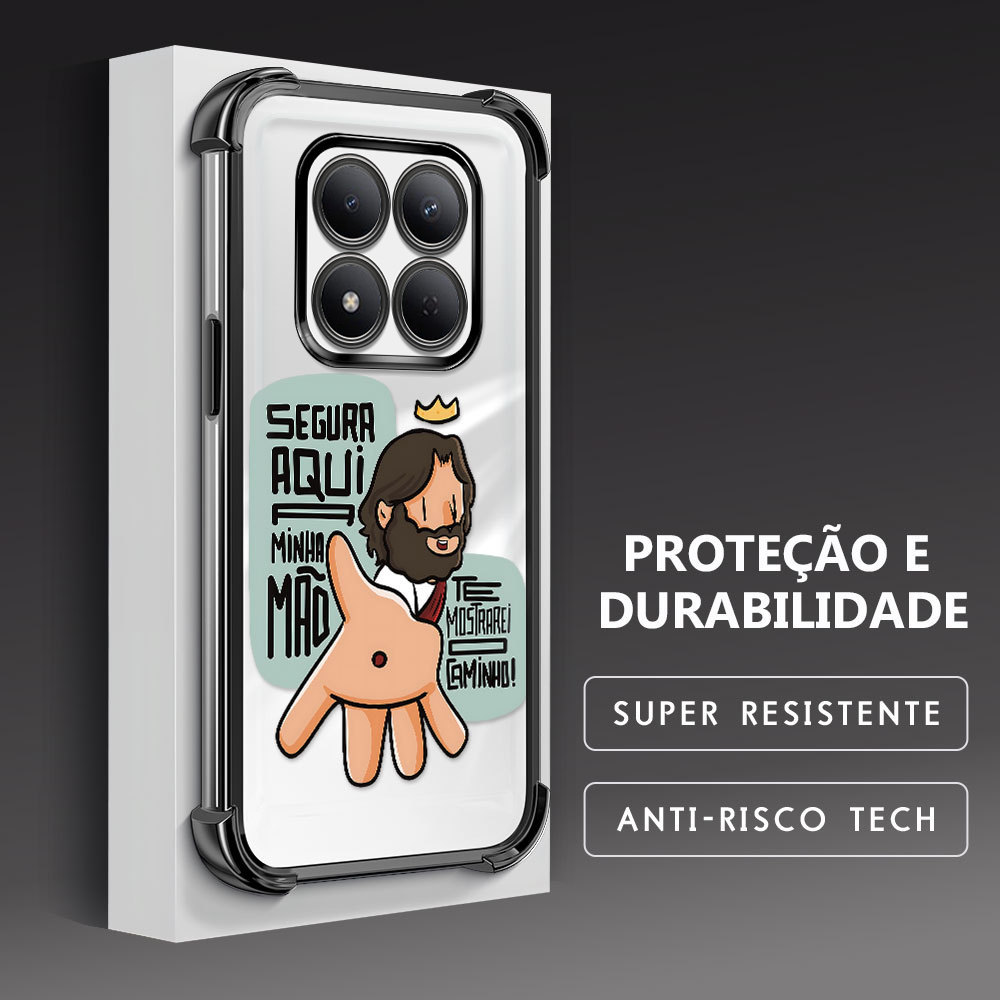 Capa Anti-Queda Transparente Para Xiaomi Redmi Note 15 Pro 5G Capinha De Celular Macia FS1524