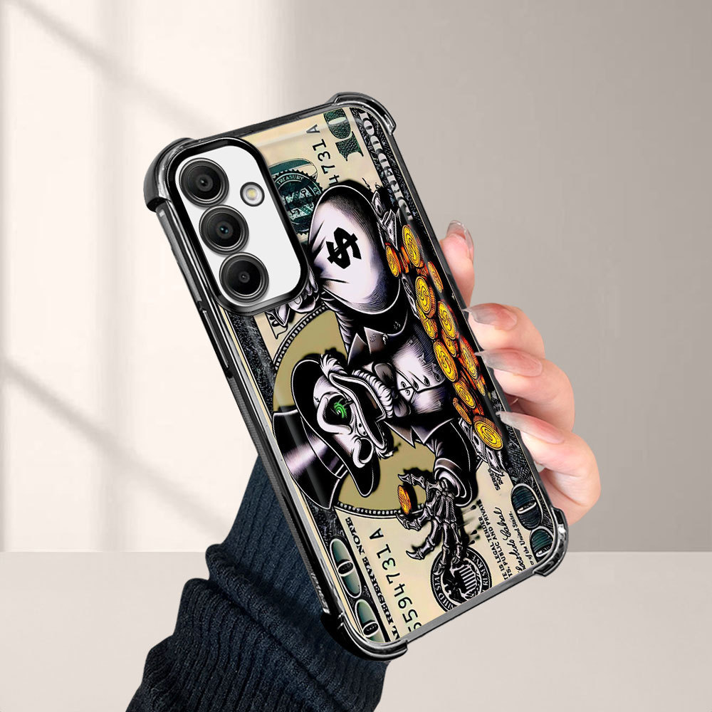 Capinha Anti-Queda Transparente Para Samsung Galaxy A15 4G 5G Capa De Celular Macia Tio Patinhas FS0943