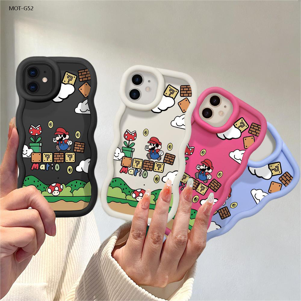 Macaron Cor Caso De Para Motorola Moto G86 G86 G56 G52 G55 G82 G53 G60 G54 G75 G84 5G Capa De Macia Case 0334 DBL