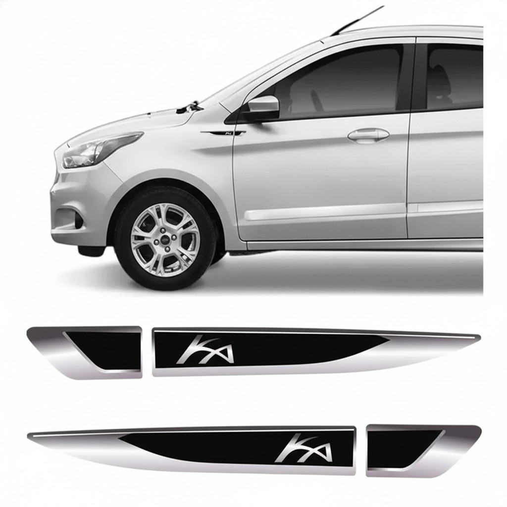 Kit Par Aplique Adesivo Lateral Ford Ka