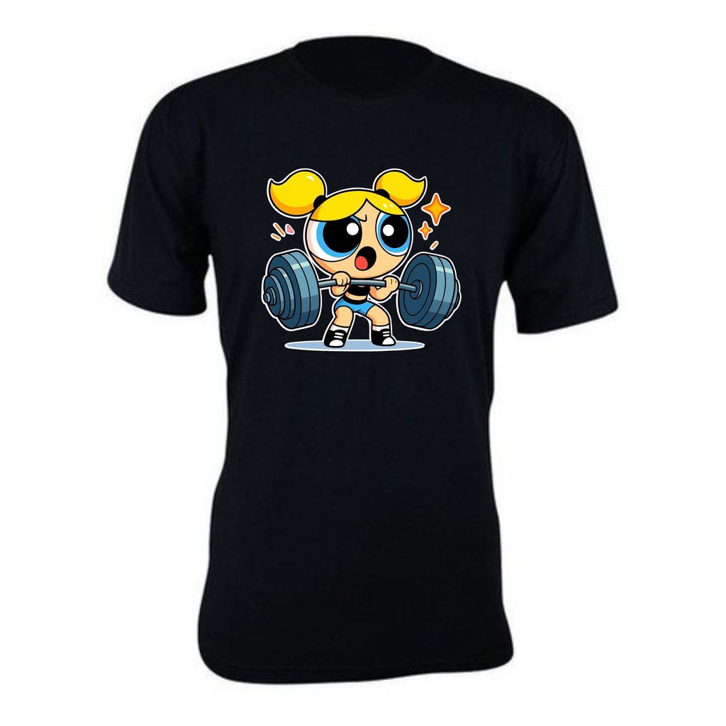 Camiseta camisa estampa Meninas Superpoderosas LINDINHA NA ACADEMIA basica unissex manga curta